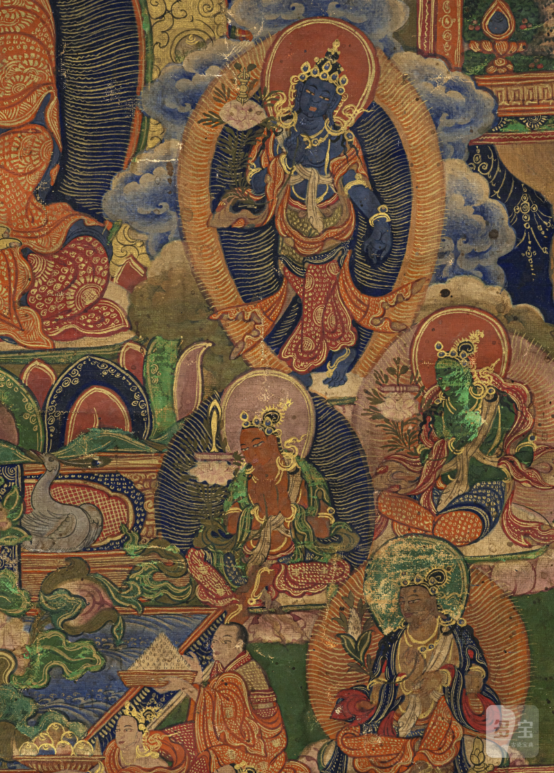 A THANGKA DEPICTING BUDDHA AMITABHA - 图2